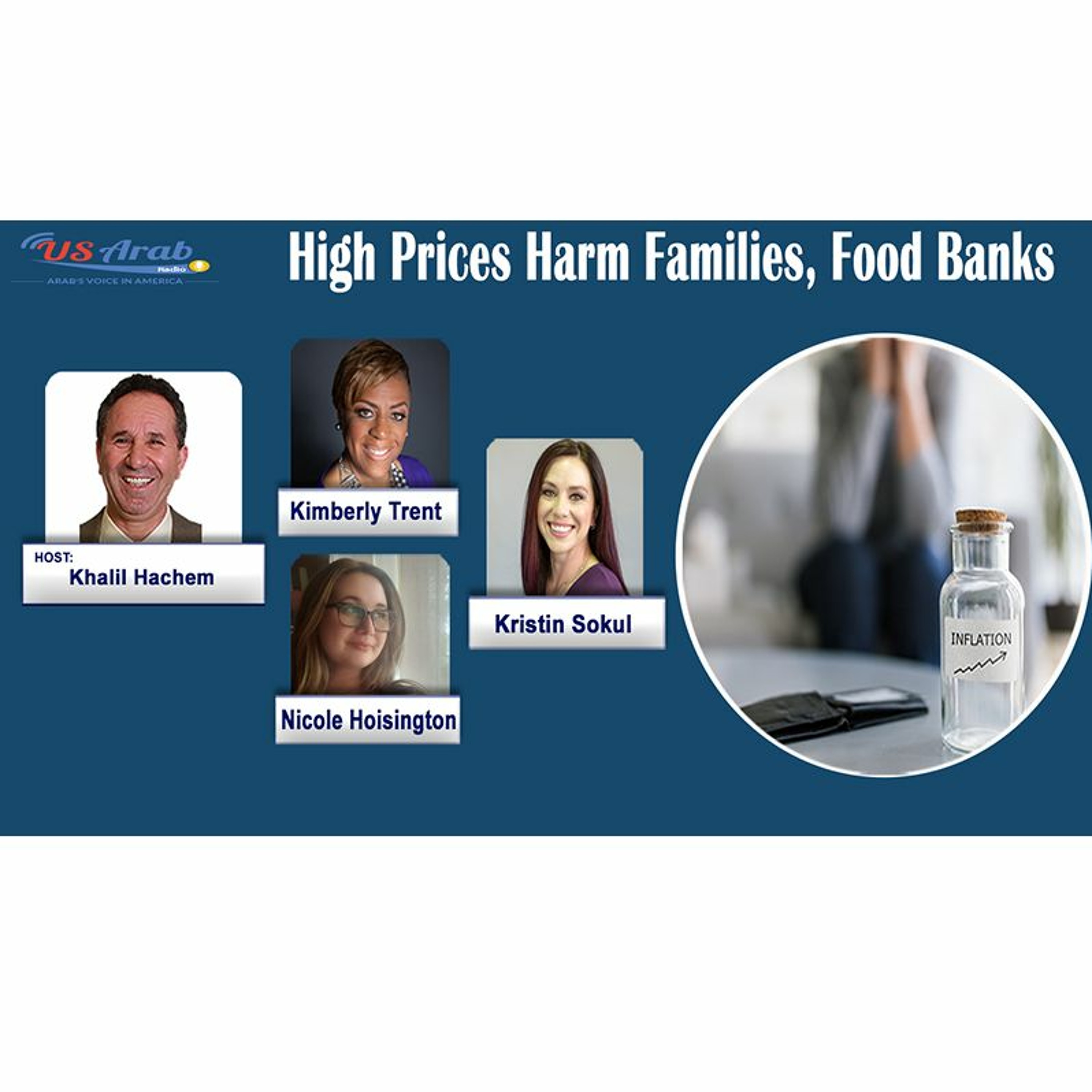 High Prices Harm Families, Food Banks