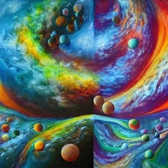 Universes Behind A Painting