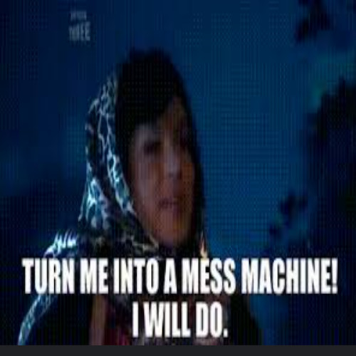 TURN ME INTO A MESS MACHINE (Mighty Boosh tribute) - STEVEN VELLOU & AUDIOBAKE