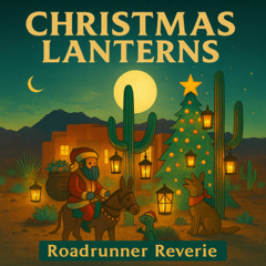 Christmas Lanterns in the Desert Sky