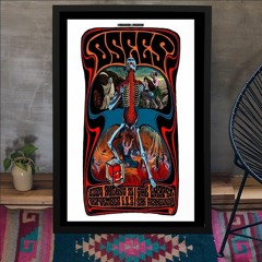 Poster Osees Tour In  San Francisco Aug 31 & Sept 1-3 2024