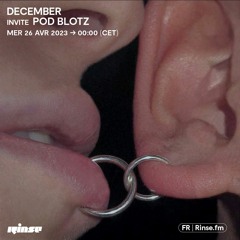 December invite Pod Blotz - 26 Avril 2023