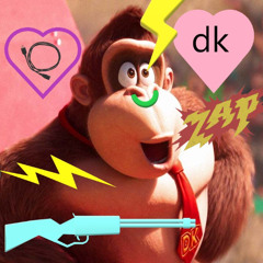 DK, Donkey Kong getting electrocuted