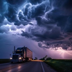 Driving through the storm