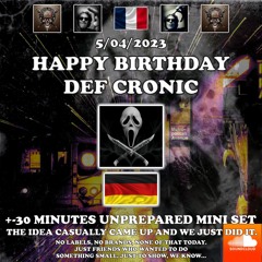 SCREAM-X 30MIN @ DEF CRONIC B-DAY SURPRIZE (Unprepared Fun)