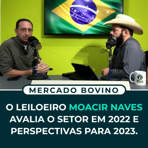 Mercado Bovino – Leiloeiro Moacir Naves avalia o setor em 2022 e perspectivas para 2023.