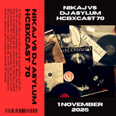 HCBXCast 70 - Nikaj vs DJ Asylum-Mostly Bloody Fist and related labels(Tracklist included)..