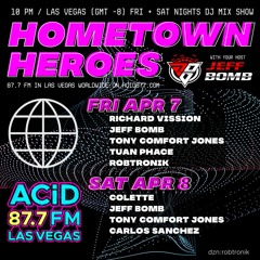 Robtronik Hometown Heroes DJ Mix Acid87.7FM 4-7-23