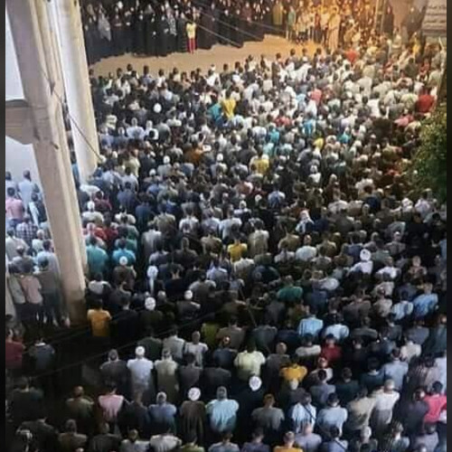 دعاء الشيخ رضا لصديقه الشيخ هاني الشحات