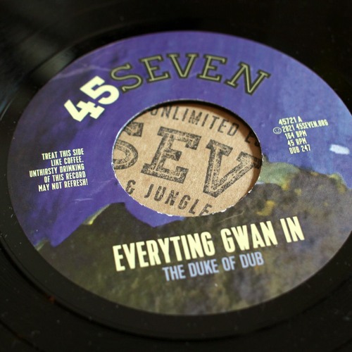 The Duke Of Dub - Everyting Gwan In (45721, 7", 2021)