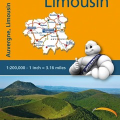 Read ebook [PDF] Michelin Regional Maps: France: Auvergne, Limousin Map 522 (Mic