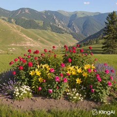A flower bed