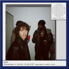 SRD @ Operator Radio - 4th December 2024