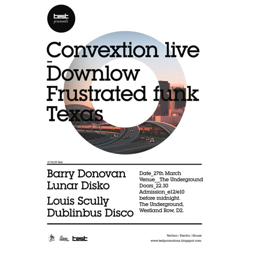 Convextion (E.R.P.) (Live PA) at Test, The Underground, Dublin, 27 March 2009