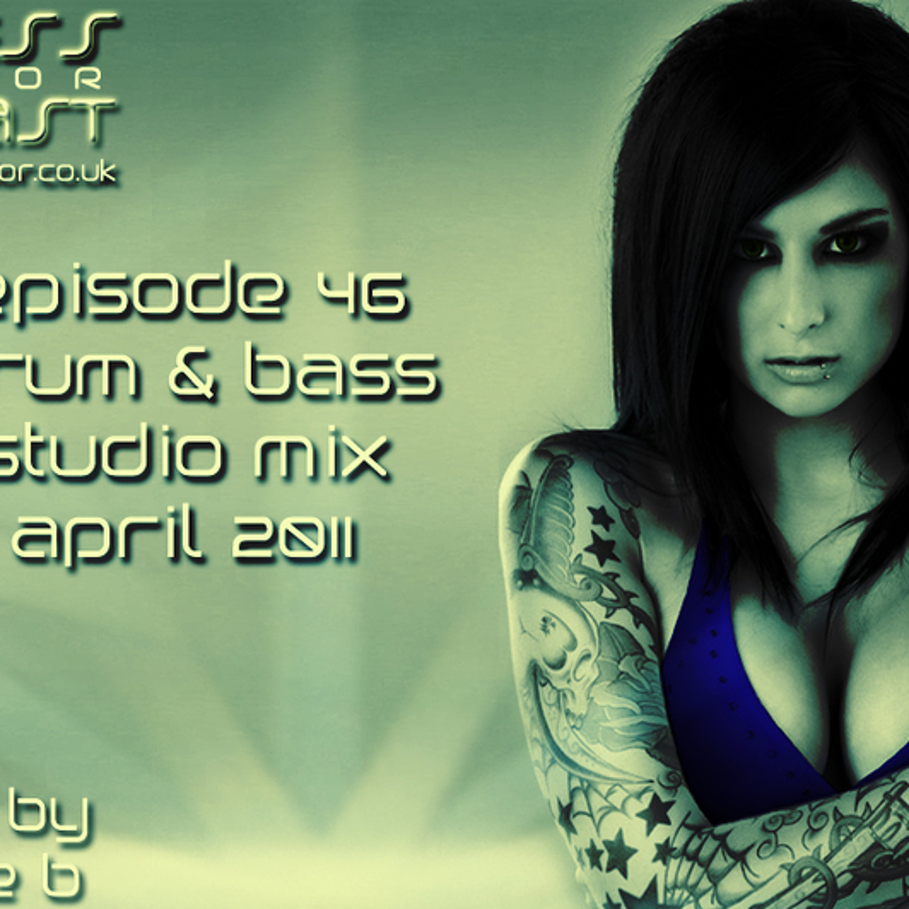 Stress Factor Podcast 046 - Scottie B - April 2011 Drum & Bass Studio Mix episode artwork