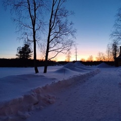 The first night in my new home