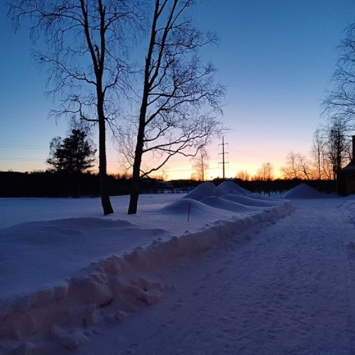 The first night in my new home