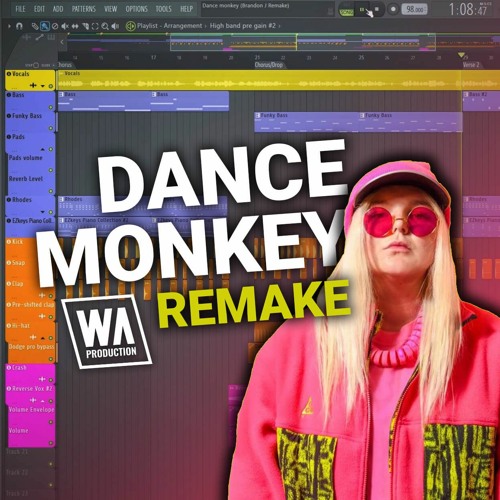 Stream Tones and I - Dance Monkey FL Studio 20 Remake (Free FLP) by W. A.  Production® | Listen online for free on SoundCloud