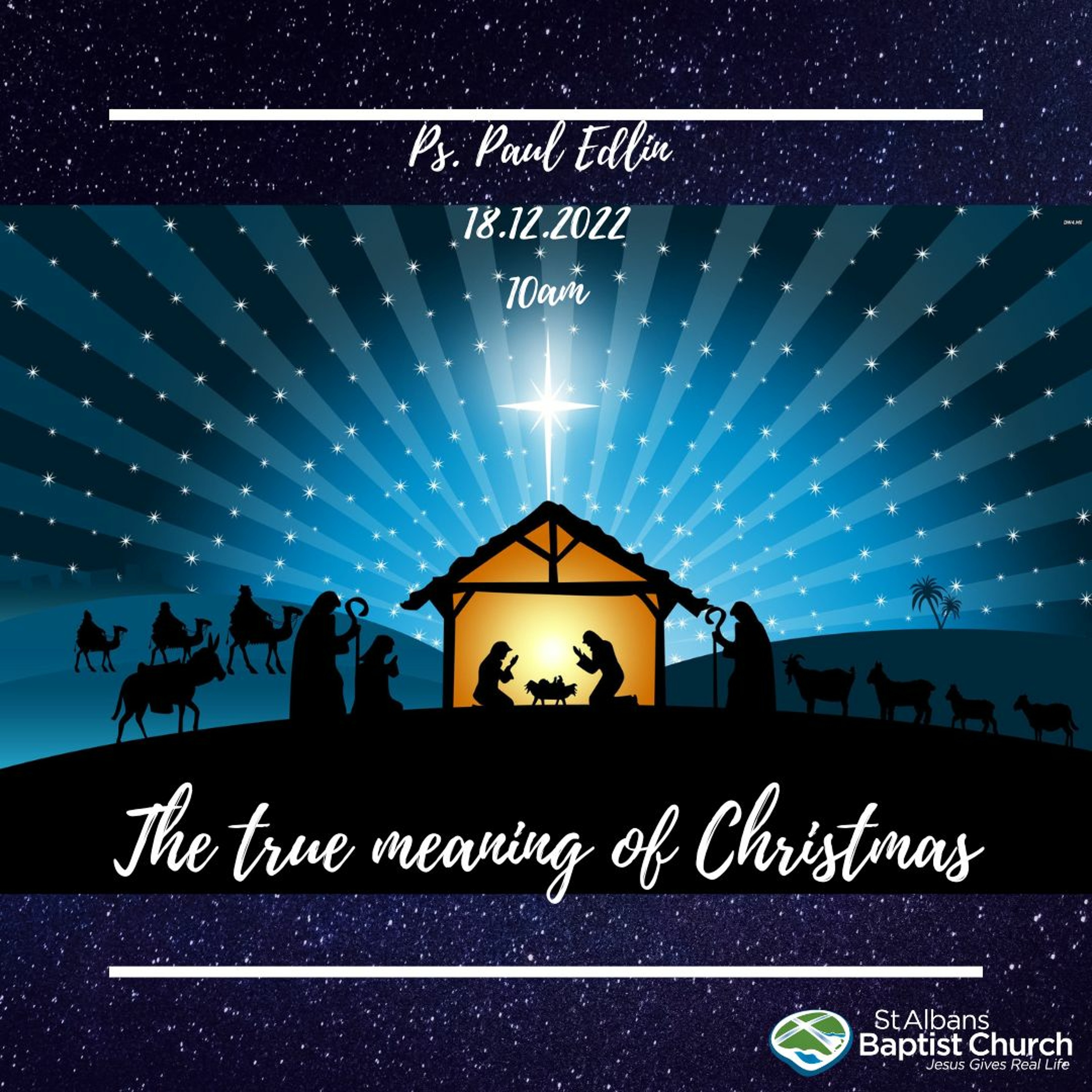 18.12.2022 - The true meaning of Christmas - Ps. Paul Edlin episode artwork