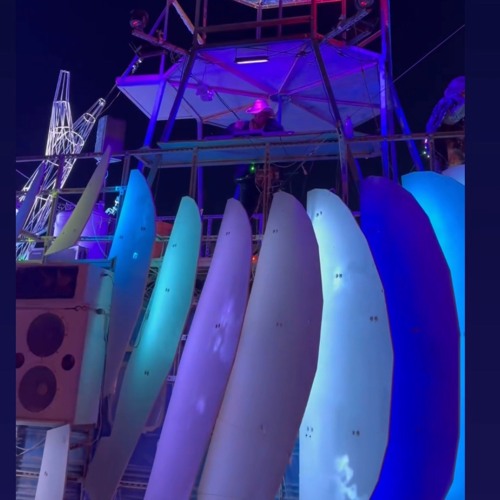 Burning Man Sunrise on Axolotl Art Car 2024