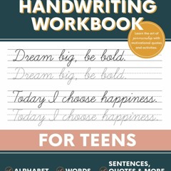 Download PDF The Cursive Handwriting Workbook For Teens Learn The Art Of