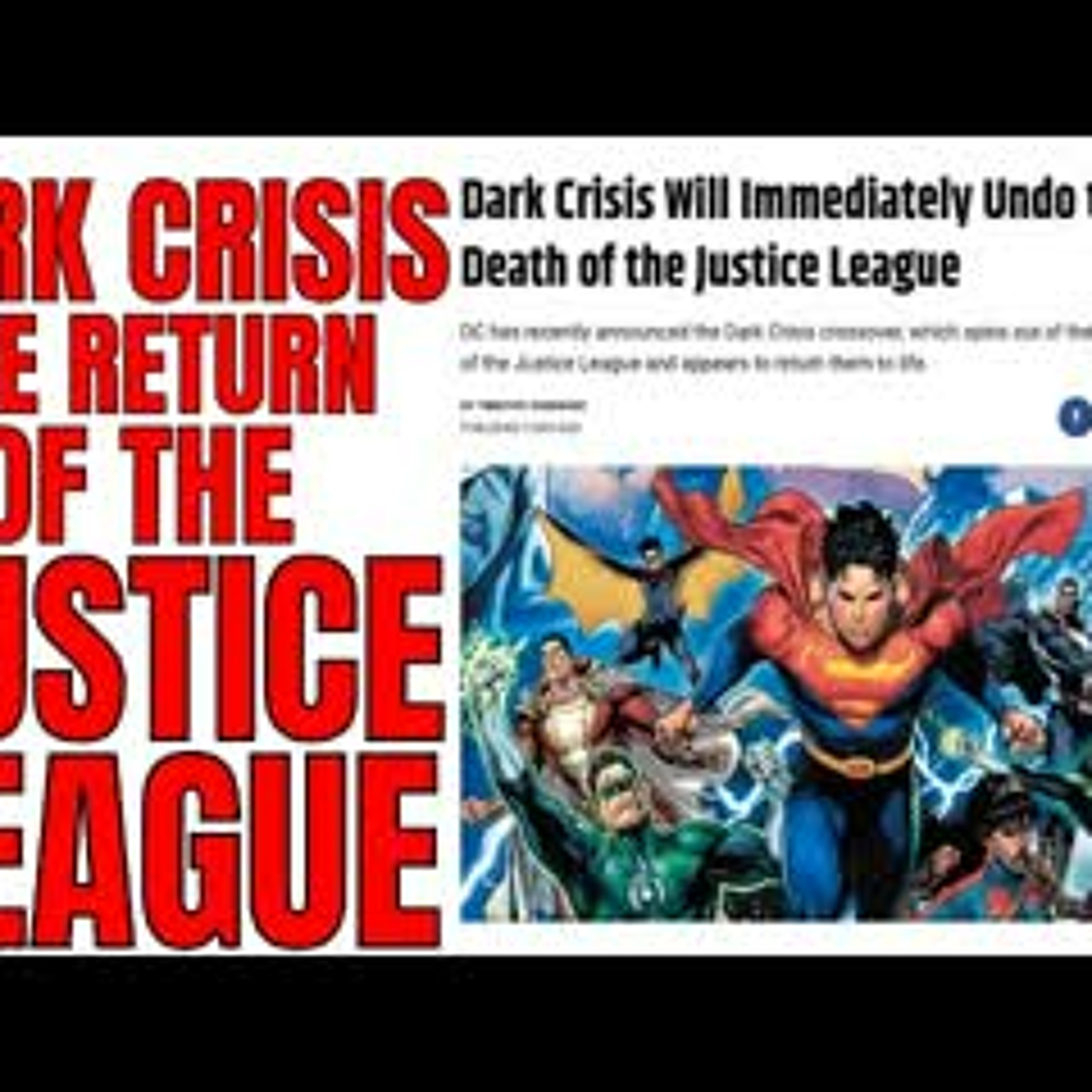 DC Comics' Dark Crisis - The Spinner Rack Out of Control & JLQ episode artwork