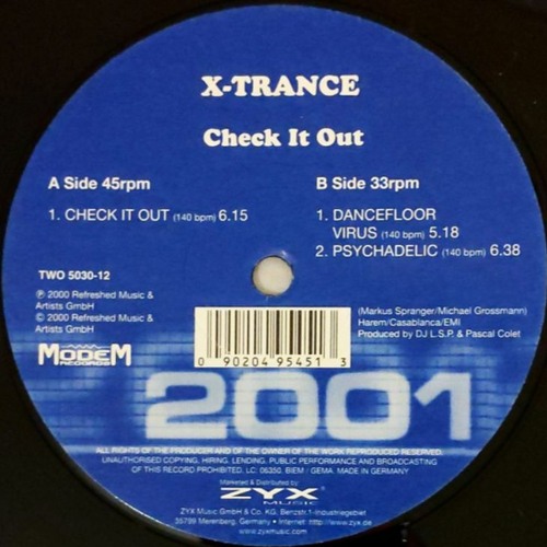 X-Trance - Check It Out - 1999