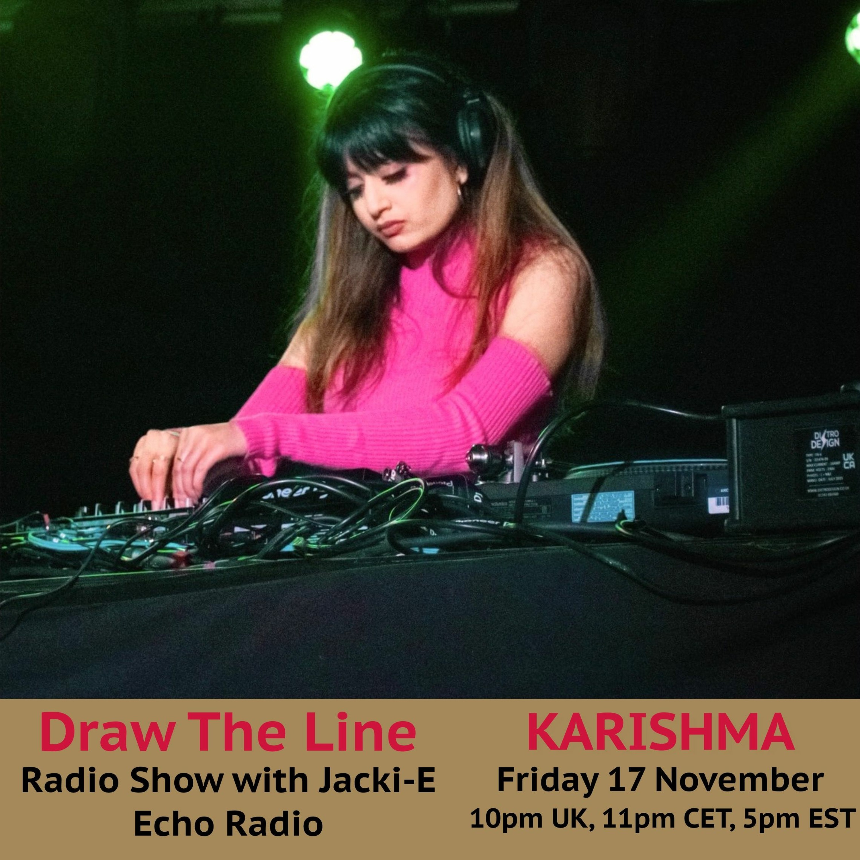 Jacki-E and Draw The Line Radio Show