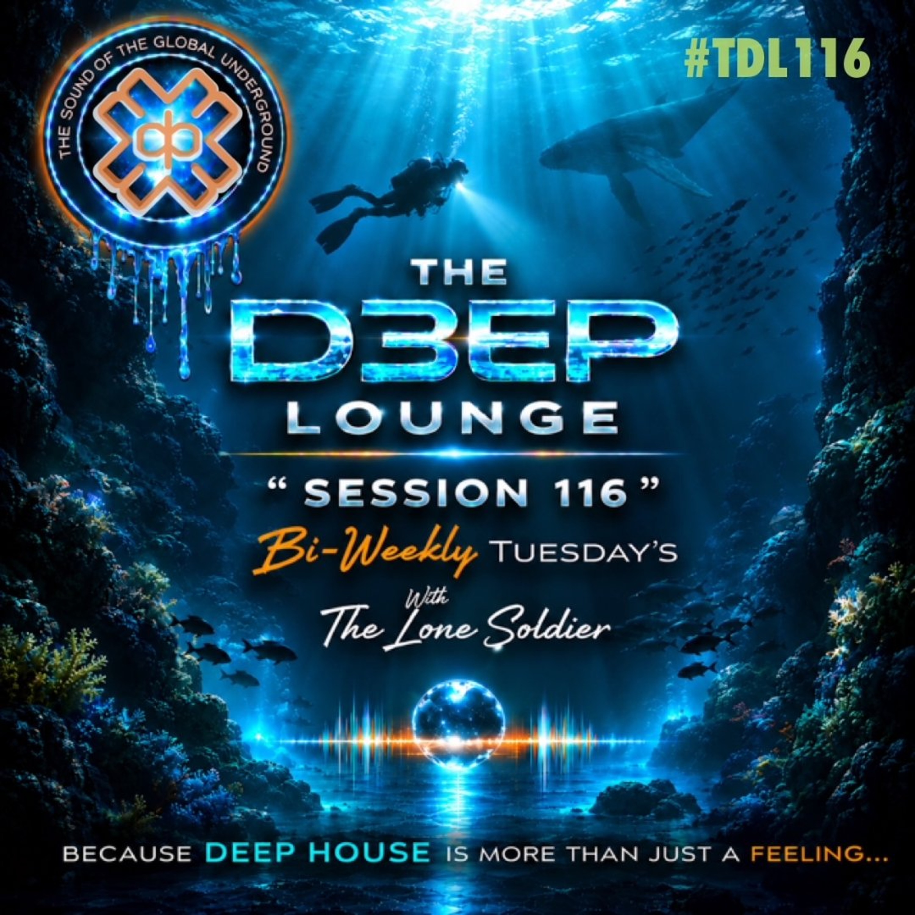 The D3EP Lounge "Session 116" episode artwork