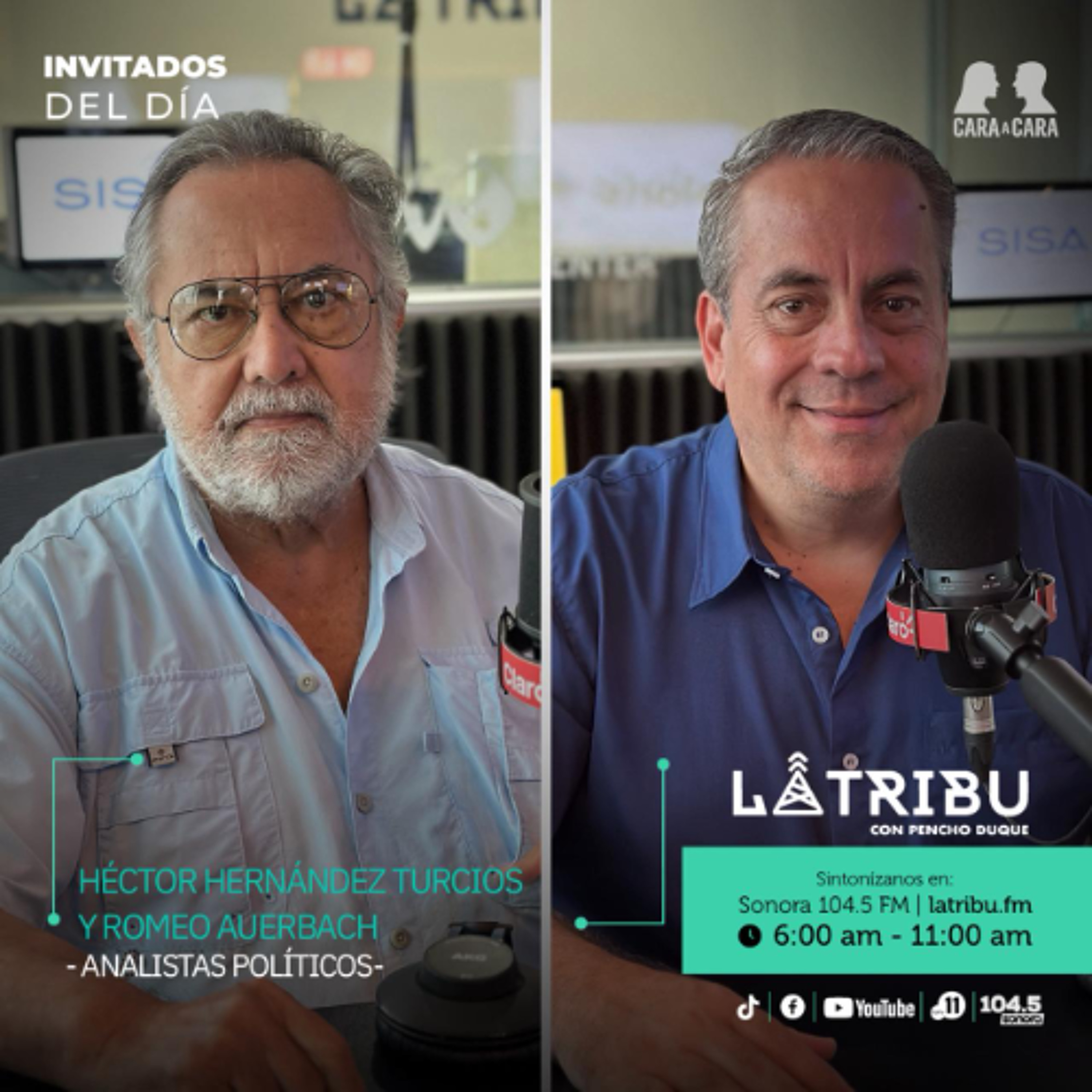 Romeo Auerbach y Héctor Hernández Turcios - Analistas Políticos