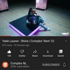 Yade Lauren - Shine | Complex' Next '22