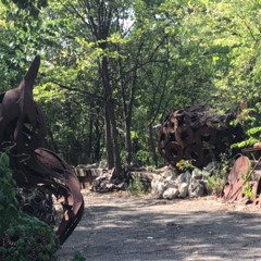 The Glass Painted Piece On The Mantel