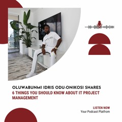 Oluwabunmi Idris Odu - Onikosi Shares 6 Things You Should Know About IT Project Management