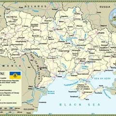 READ PDF EBOOK EPUB KINDLE 24"x32" Poster Detailed Map of Ukraine in English - 2010 [