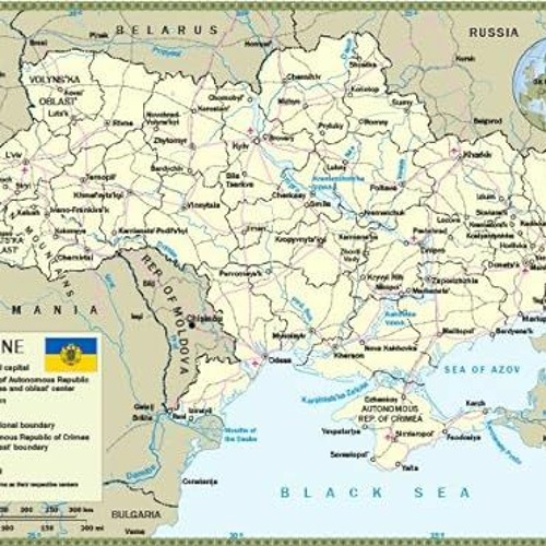 ACCESS [KINDLE PDF EBOOK EPUB] 24"x32" Poster Detailed Map of Ukraine in English - 2010 [Plain Paper