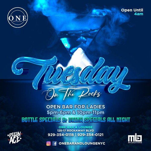 DJ ACE - TUESDAYS ON THE ROCKS ONE BAR & LOUNGE APRIL 4, 2023