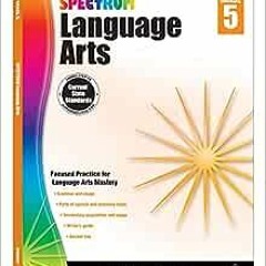 ( swp ) Spectrum 5th Grade Language Arts Workbook, Grammar, Vocabulary, Sentence Types, Parts of Spe