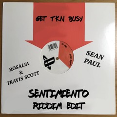 Sean Paul X Rosalia & Travis Scott - Get TKN Busy (Sentimiento "Riddim" Edit)