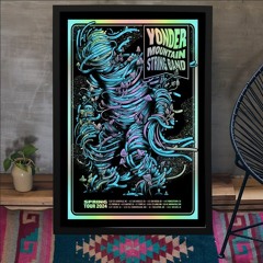 Yonder Mountain Spring Band Spring 2024 Tour Poster Limited