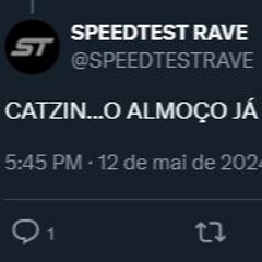 catzin | SPEEDTEST S.O.S SUL [12.05.2024]