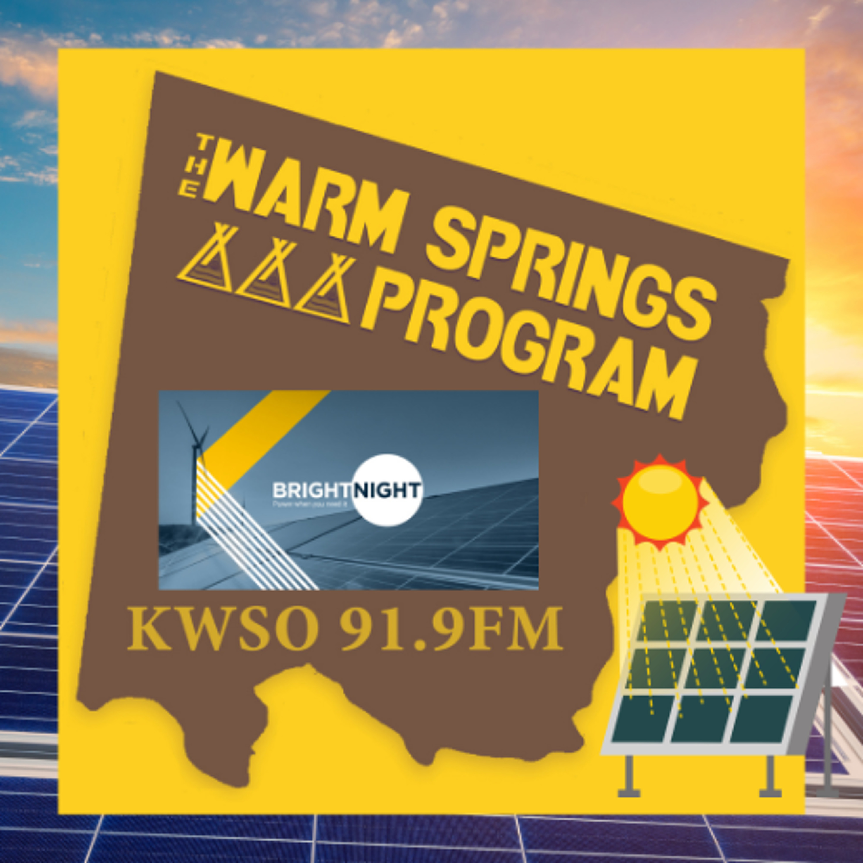BrightNight Salmonfly Solar & Battery Storage Project - KWSO Warm Springs Program Podcast episode artwork