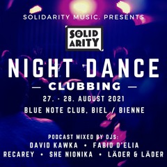 NIGHT DANCE CLUBBING @ BLUE NOTE – Tech House & Techno live mixed by David Kawka / Podcast #007