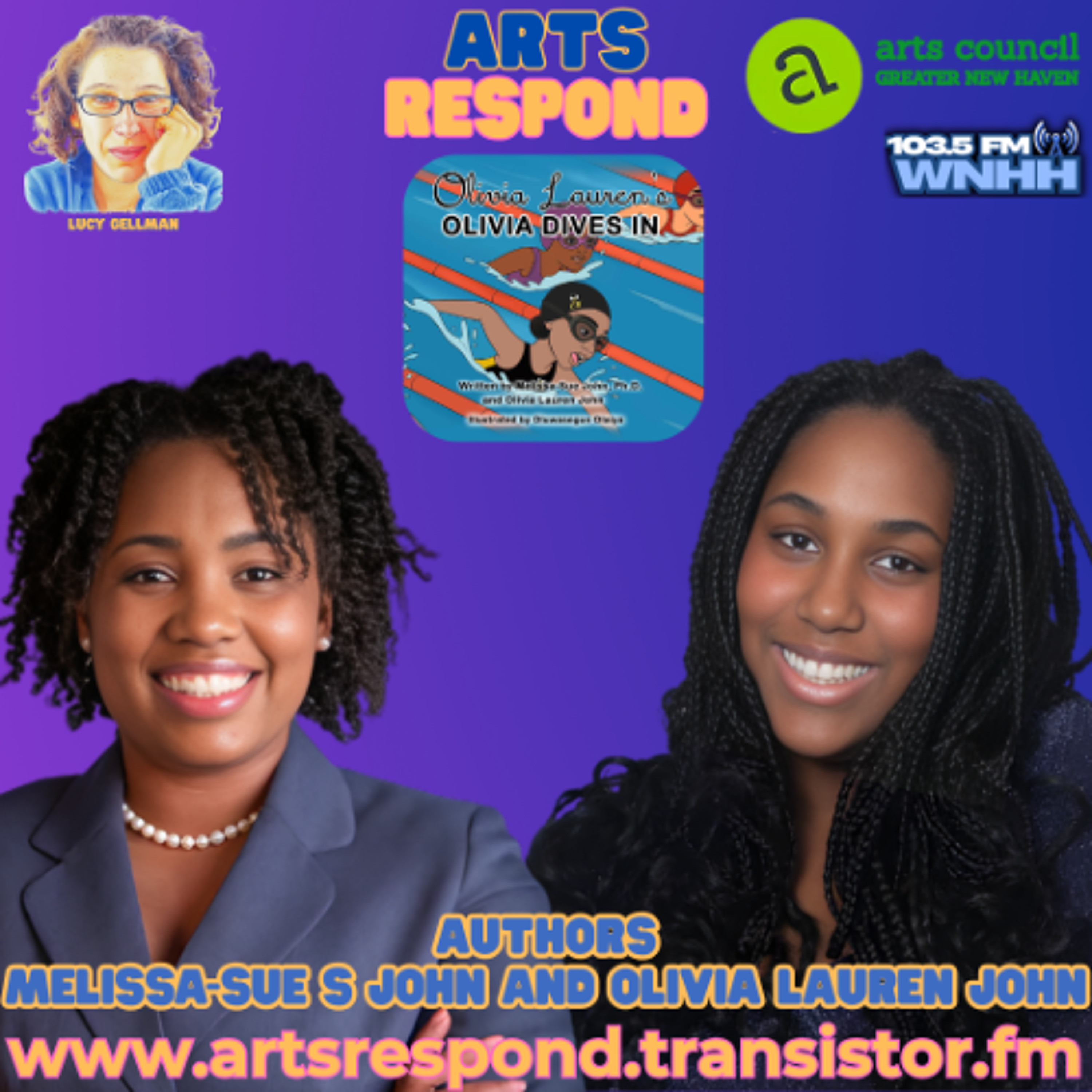 Arts Respond: Authors Dr. Melissa-Sue Johnson & Olivia Lauren John Olivia Dives In (Olivia Lauren's) episode artwork