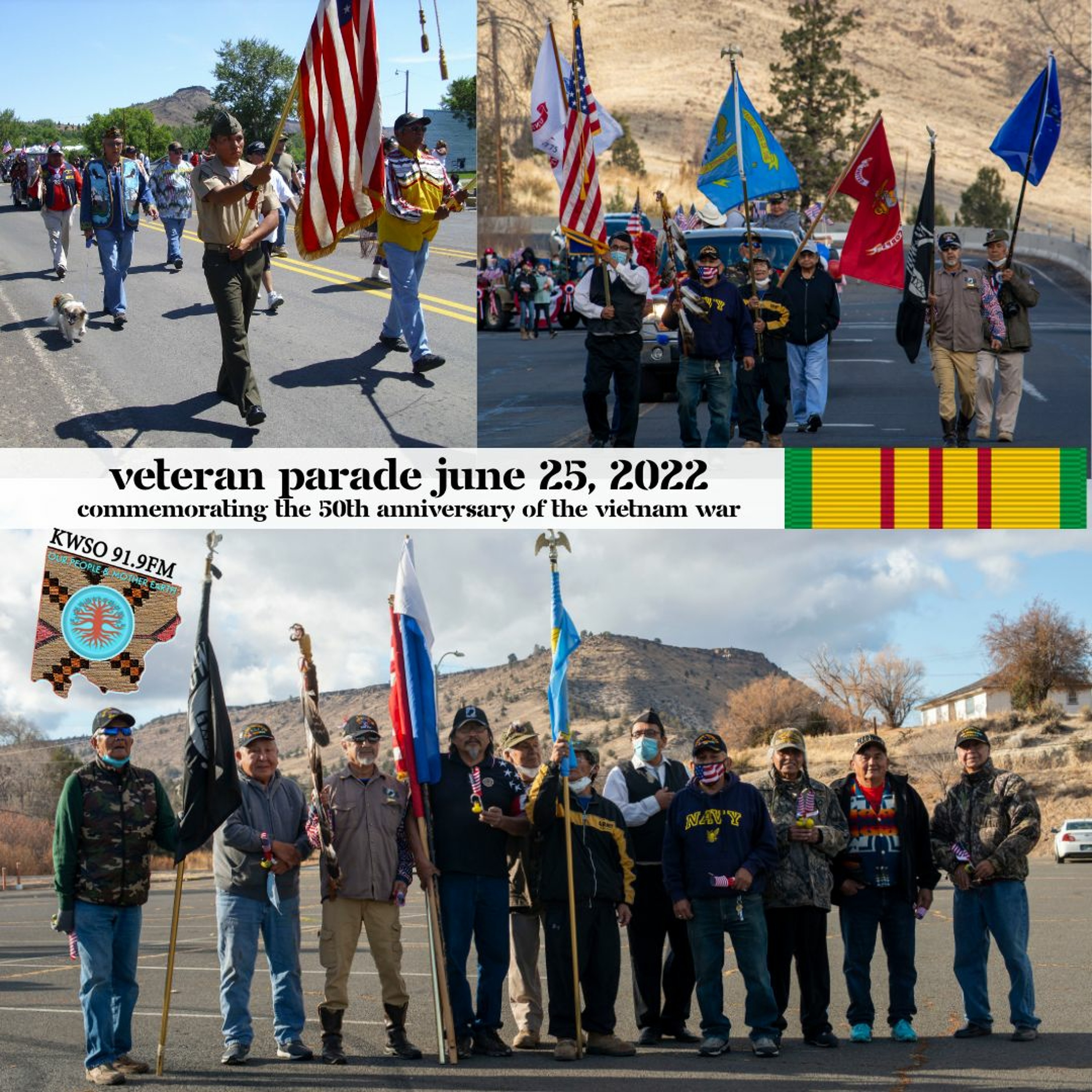 Veteran Parade June 25 2022 - KWSO Our People & Mother Earth Podcast episode artwork