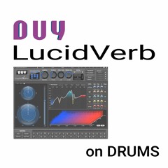 DUY LucidVerb convolution hybrid reverberation - On drums