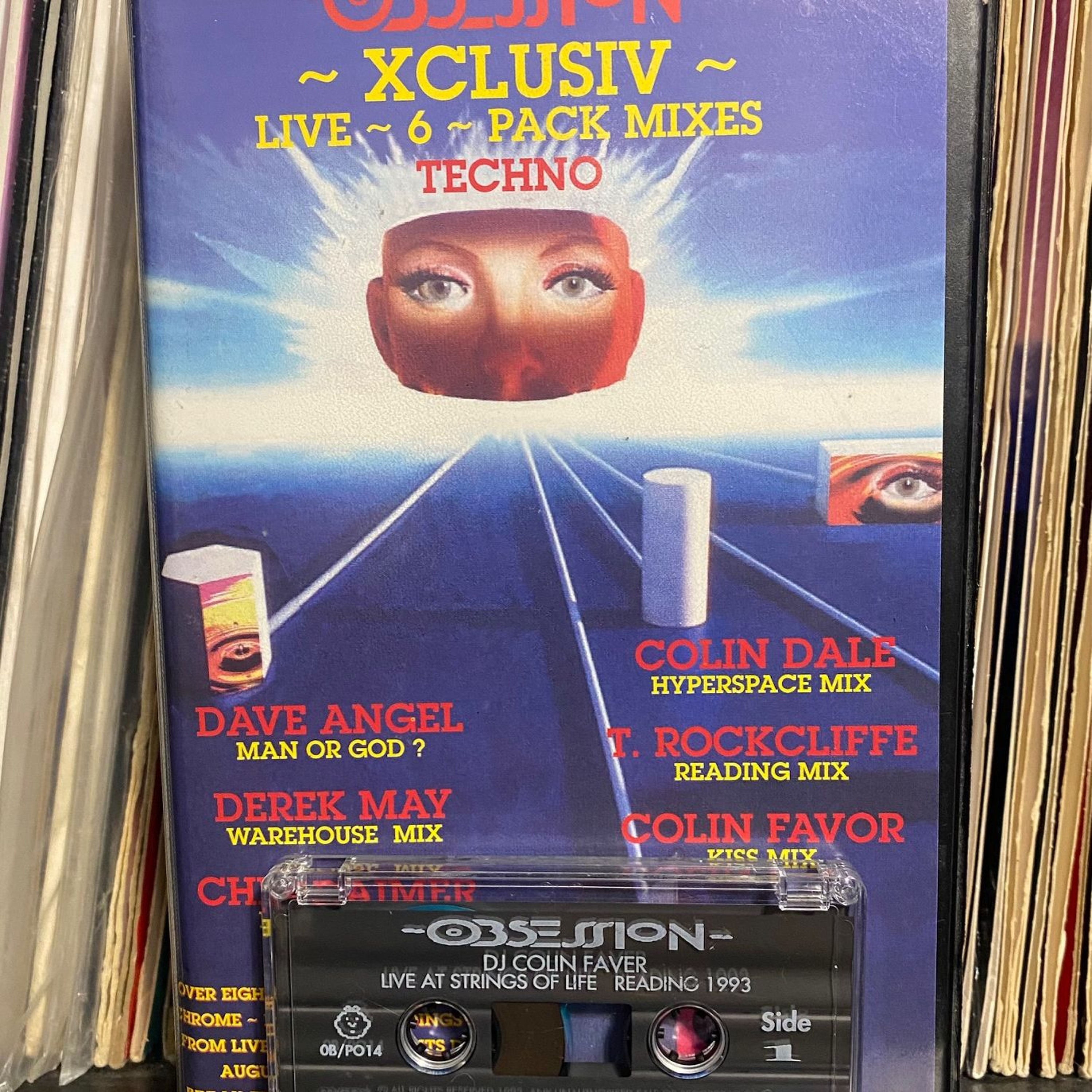 Colin Faver 'Live' @ Strings Of Life - Obsessions, UK 1993' (Manny'z Tapez) episode artwork