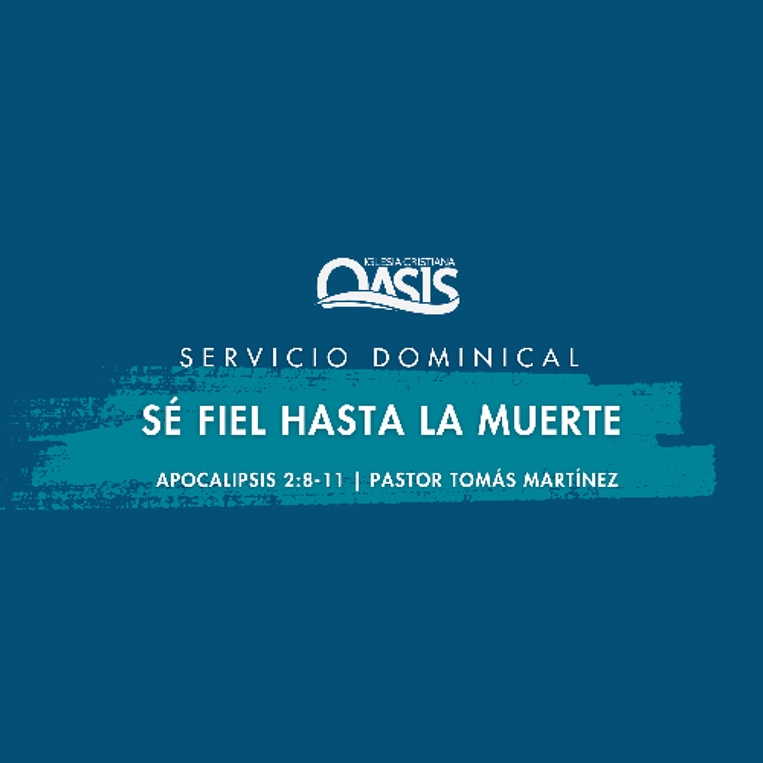 Sé fiel hasta la muerte - Pastor Tomás Martínez episode artwork
