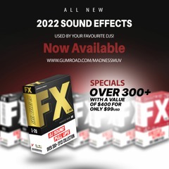 Madness Muv’s Over 300+ DJ Sound Effect Collection