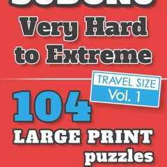 [❤ PDF ⚡]  David Karn Sudoku ? Very Hard to Extreme Vol 1: 104 Puzzles