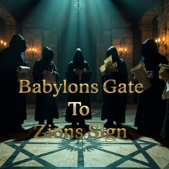 Babylons gates to Zion's sign